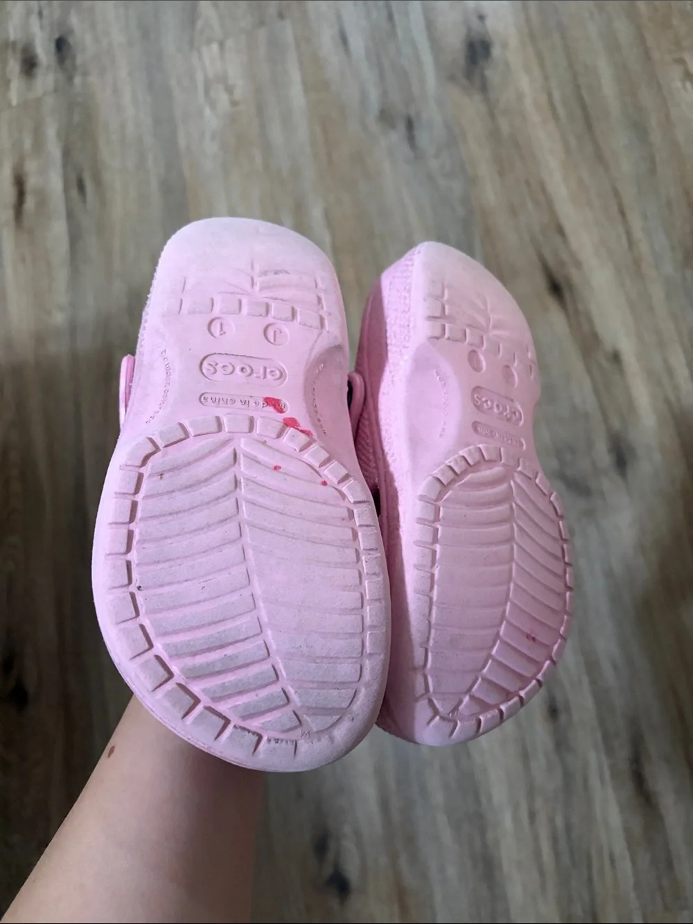 CROCS Kids Glitter Pink Classic Clog